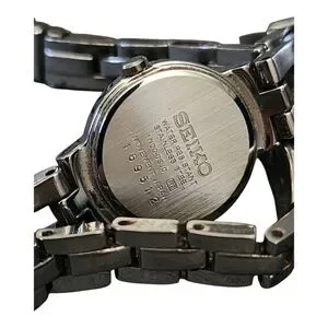 Seiko Watch Women 20mm MOP Dial Silver Tone Round 1N00-0SJ0 In BOX Needs Battery m_6851d8f73509d1c6136ac197.jpg main image 4